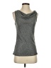 Express Silver Sleeveless T-Shirt Size XS - photo 1