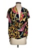 Fashion Nova Gold Black Short Sleeve Blouse Size S - photo 1