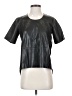 Mason 100% Silk Black Short Sleeve Top Size 0 - photo 1