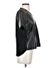 Mason 100% Silk Black Short Sleeve Top Size 0 - photo 4