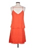 19 Cooper 100% Polyester Solid Orange Casual Dress Size XS - photo 2