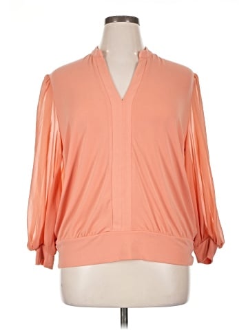 7th Avenue Design Studio New York & Company 3/4 Sleeve Blouse (view 1)