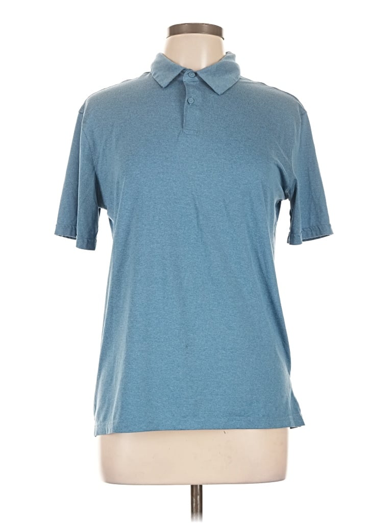 Pre-owned Active By Old Navy Short Sleeve Polo Shirt In Blue