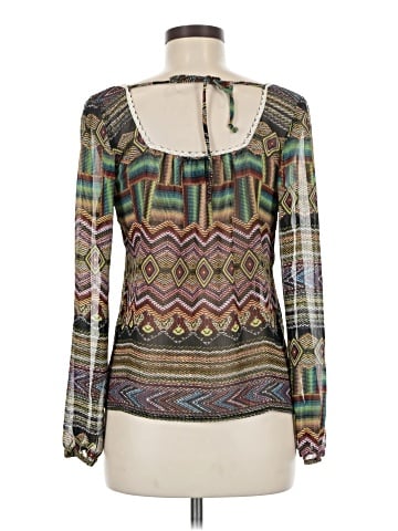 Wet Seal Long Sleeve Blouse (view 2)