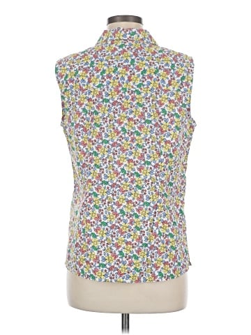 Basic Editions Sleeveless Button-Down Shirt (view 2)
