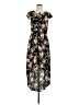 WAYF Floral Black Casual Dress Size M - photo 1