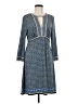 Max Studio Print Blue Casual Dress Size M (estimated) - photo 1