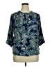 Nine West 100% Viscose Paisley Blue 3/4 Sleeve Blouse Size XL - photo 1