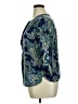 Nine West 100% Viscose Paisley Blue 3/4 Sleeve Blouse Size XL - photo 5