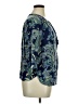 Nine West 100% Viscose Paisley Blue 3/4 Sleeve Blouse Size XL - photo 4