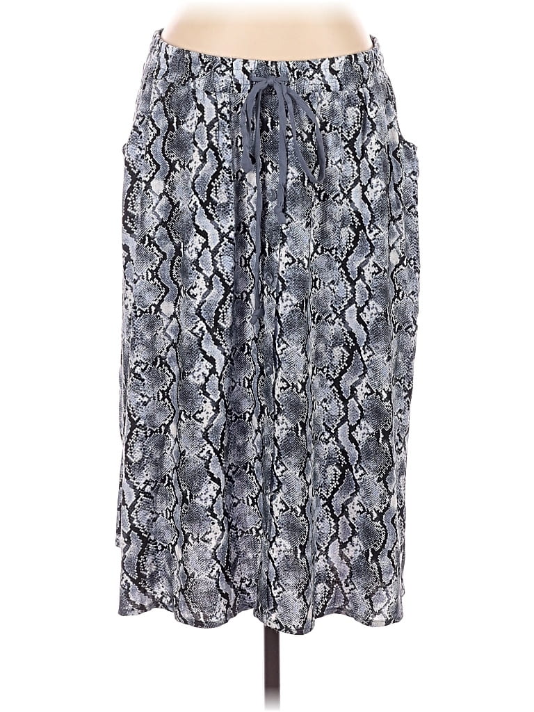 Pre-owned Lularoe Casual Skirt In Gray