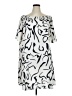 Unbranded Graphic Ivory Casual Dress Size 1X - photo 1