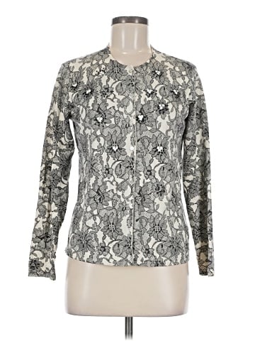 Rafael Silk Cardigan (view 1)