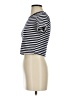 Zara Stripes Ivory Short Sleeve Turtleneck Size S - photo 5