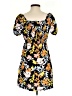 Roxy 100% Viscose Tropical Black Casual Dress Size S - photo 2