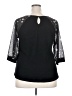Fervour Black 3/4 Sleeve Top Size 2X - photo 2