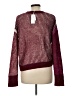 Splendid Color Block Burgundy Pullover Sweater Size L - photo 2