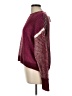 Splendid Color Block Burgundy Pullover Sweater Size L - photo 5