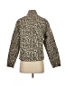 Sincerely Jules 100% Cotton Animal Print Gold Ivory Jacket Size S - photo 2