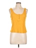Queen Bees 100% Cotton Yellow Sleeveless Top Size L - photo 1