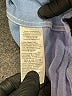 Crewcuts 100% Cotton Solid Blue Long Sleeve Button-Down Shirt Size 12 - photo 4