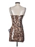 City Studio Animal Print Brown Cocktail Dress Size S - photo 2