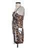 City Studio Animal Print Brown Cocktail Dress Size S - photo 5