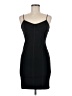 Timing Solid Black Cocktail Dress Size M - photo 1