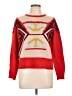 J.Crew 100% Wool Graphic Red Cardigan Size L - photo 1