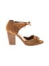 Restricted Shoes Tan Brown Sandals Size 9 - photo 1