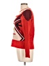 J.Crew 100% Wool Graphic Red Cardigan Size L - photo 5
