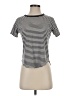 Madewell Stripes Gray Short Sleeve Turtleneck Size XXS - photo 1