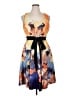 City Chic Print Orange Cocktail Dress Size 16 Plus (S) - photo 1