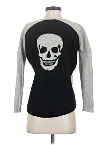 Skull Cashmere Cashmere Pullover Sweater (view 2)