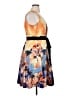 City Chic Print Orange Cocktail Dress Size 16 Plus (S) - photo 4