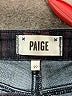 Paige Plaid Blue Jeans Size 29 waist - photo 4