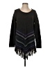 Soft Surroundings Chevron-herringbone Black Pullover Sweater Size S - photo 1