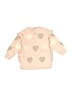 Miniclasix Hearts Pink Pullover Sweater 6-9 MO / 9 MO - photo 2