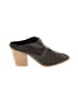 Qupid Polka Dots Solid Gray Mule/Clog Size 6 - photo 1