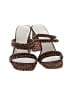 Oasis Society Animal Print Brown Tan Sandals Size 8 1/2 - photo 2