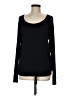 Three Dots Black Long Sleeve T-Shirt Size M - photo 1