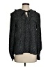 Whistles Polka Dots Black Long Sleeve Blouse Size 4 - photo 1