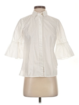 Draper James 3/4 Sleeve Button Down Shirt