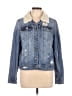 Mossimo Supply Co. 100% Polyester Blue Denim Jacket Size XL - photo 1