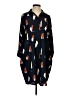 Monki 100% Polyester Print Blue Casual Dress Size XS - photo 1