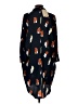 Monki 100% Polyester Print Blue Casual Dress Size XS - photo 2