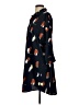 Monki 100% Polyester Print Blue Casual Dress Size XS - photo 5