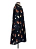 Monki 100% Polyester Print Blue Casual Dress Size XS - photo 4