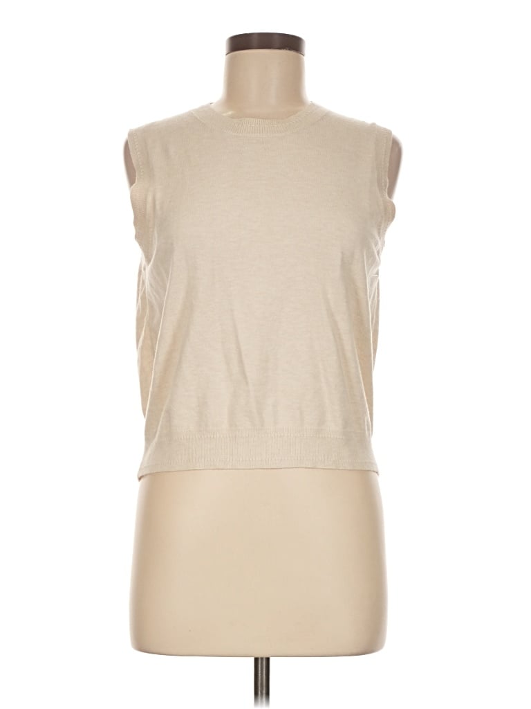 Pre-owned French Connection Sweater Vest In Tan