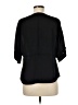 Worthington 100% Polyester Black 3/4 Sleeve Blouse Size M (petite) - photo 2